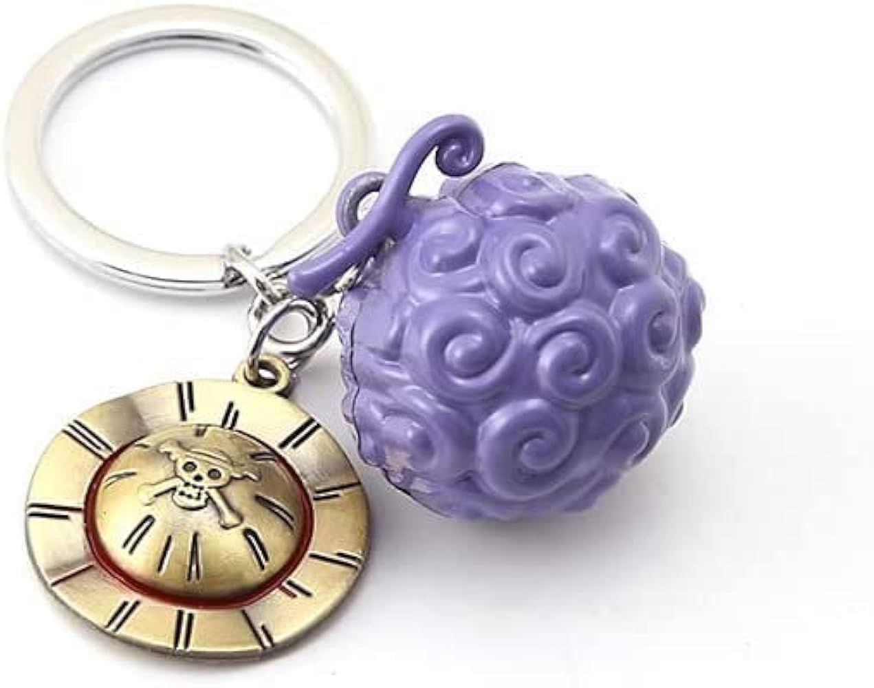 Amazon.co.jp: [Morydovs] 3D 合金 キーホルダー for ワンピース 悪魔